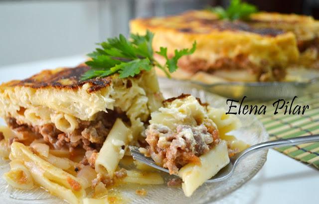 Pastel de Macarrones Pastel de Macarrones