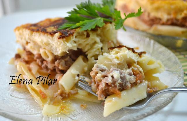 Pastel de Macarrones Pastel de Macarrones