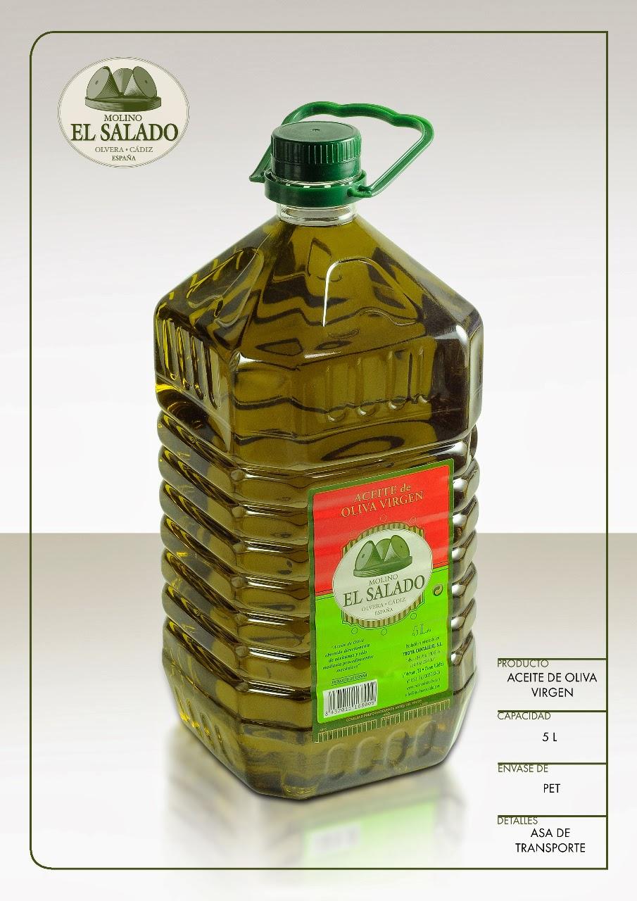 Aceites Molino El Salado Aceites Molino El Salado garrafa 5 litos