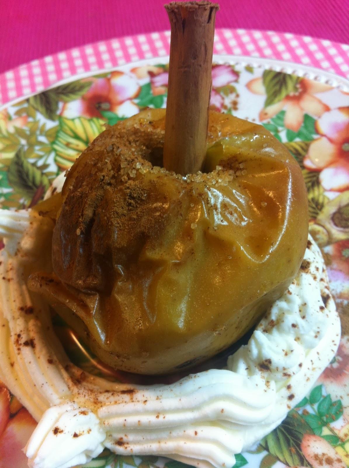 Manzanas Asadas Con Crema De Mascarpone Manzanas Asadas Con Crema De Mascarpone