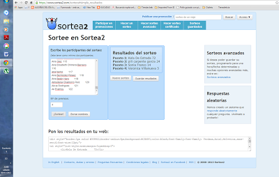 GANADORES SORTEO DREIVIP GANADORES SORTEO DREIVIP