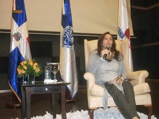 Mariela,hija de Raúl Castro, en conferencia Barahona.