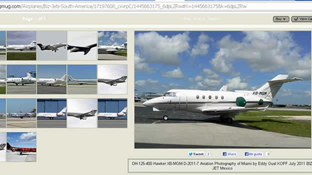 La aeronave lucía de esta forma en 2011, de acuerdo con la imagen publicada en el sitio SmugMug.