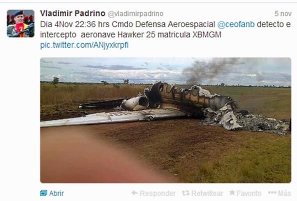 El misterioso avión mexicano incendiado en Venezuela