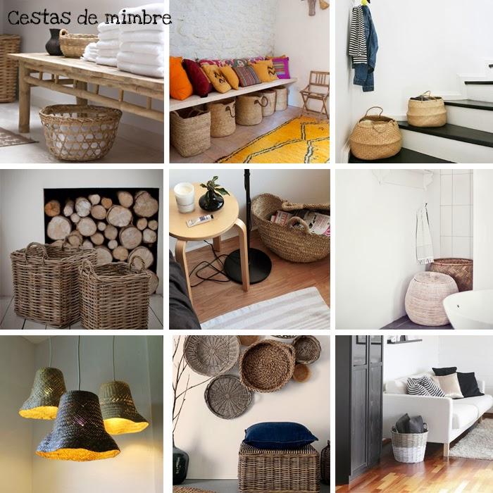 Decorando con CESTAS - Paperblog