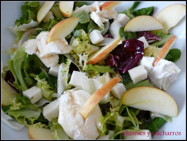 Ensalada verde con Ricotta Ensalada verde con Ricotta
