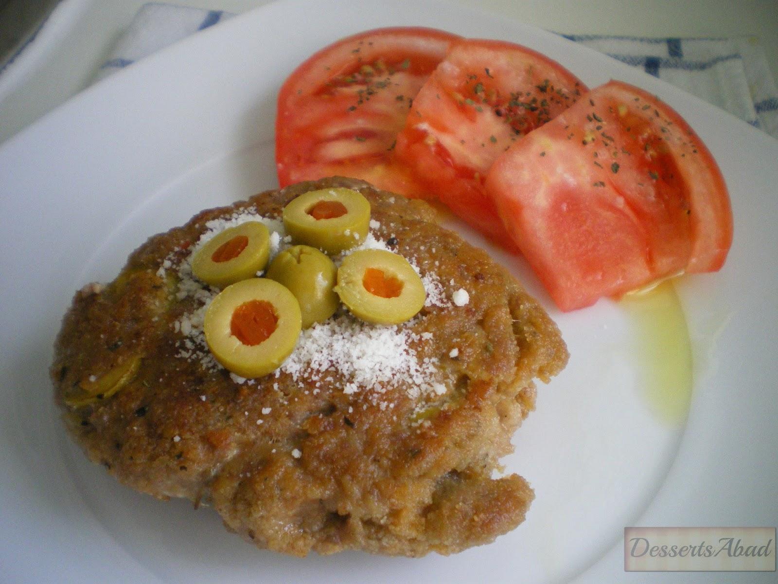 Hamburguesa a la veronesa Hamburguesa a la veronesa
