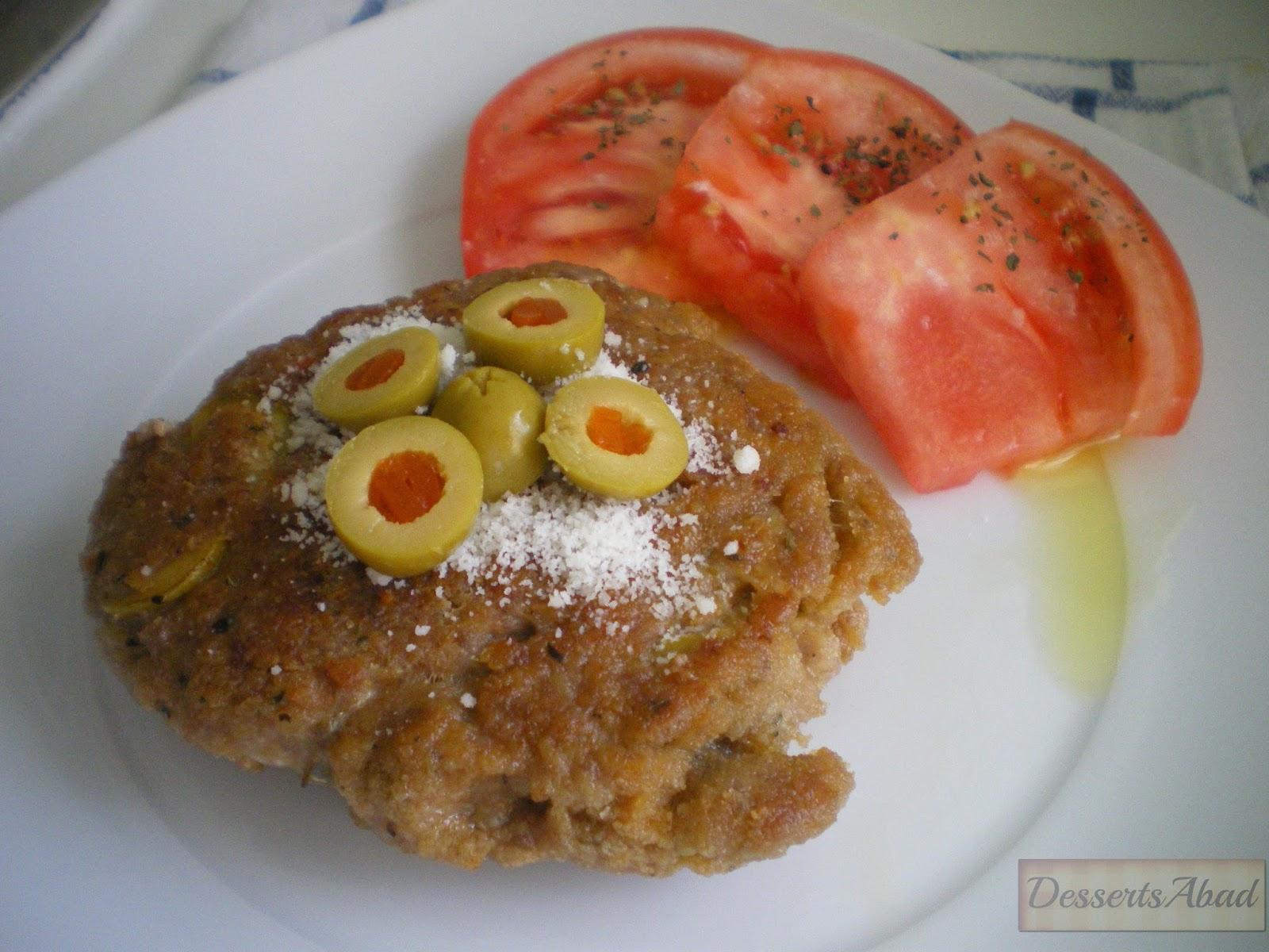 Hamburguesa a la veronesa Hamburguesa a la veronesa