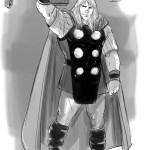 Storybards y diseños de Tom Nelson para la película Thor Diseño conceptual de Thor para Thor