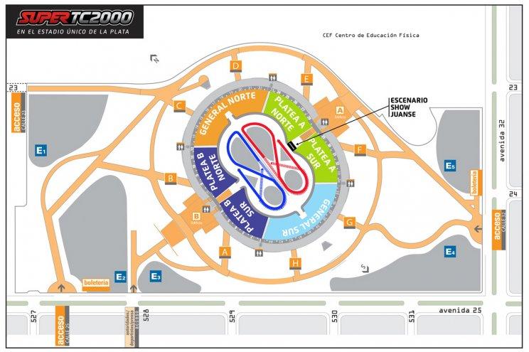 (STC2000) Cómo será la carrera del Súper TC 2000 adentro de un estadio