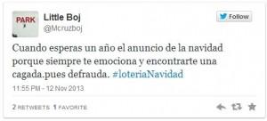 Sorprende el anuncio de la Lotería de Navidad 2013 tweet4