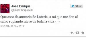 Sorprende el anuncio de la Lotería de Navidad 2013 tweet1