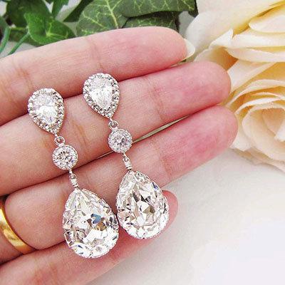 Aros románticos para usar el día de tu casamiento aros casamiento