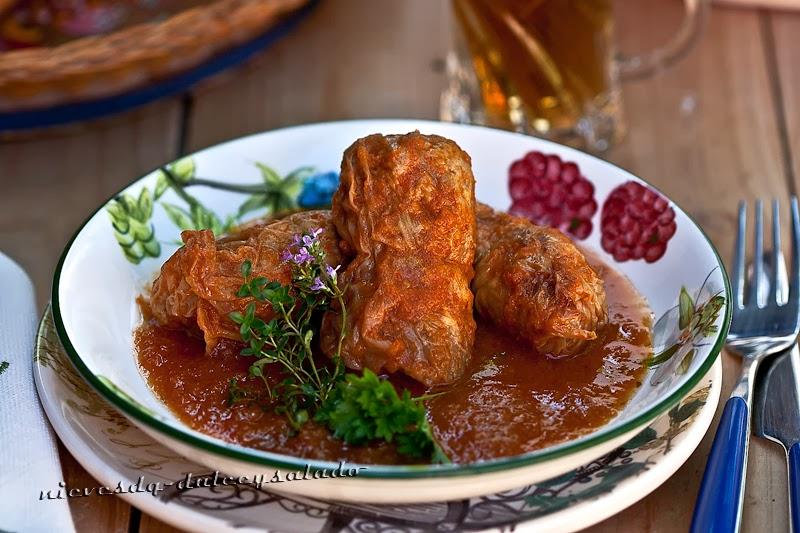 REPOLLO RELLENO DE CARNE PICADA REPOLLO RELLENO DE CARNE PICADA