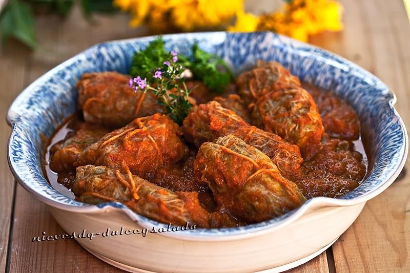 REPOLLO RELLENO DE CARNE PICADA REPOLLO RELLENO DE CARNE PICADA