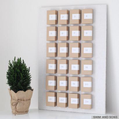 Inspiración: Calendario de Adviento http://www.huffingtonpost.com/2012/11/20/christmas-crafts-homemade-advent-calendar_n_2165853.html