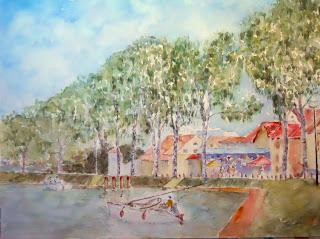 Navegando por el canal Luczanski de Gizycko Navegando por el canal Luczanski de Gizycko