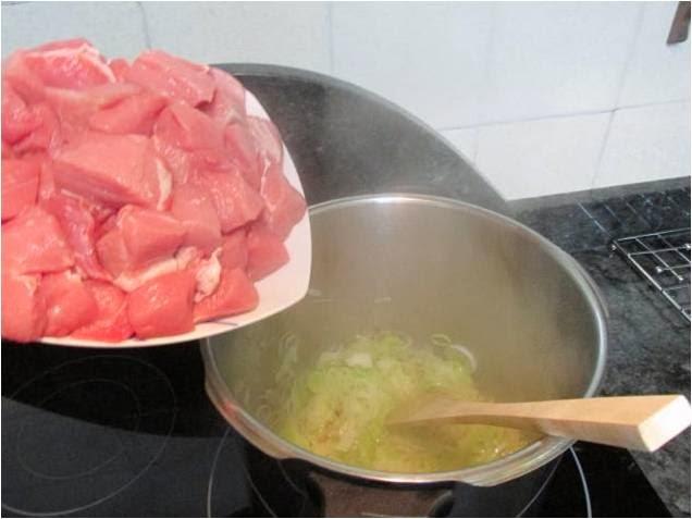 TERNERA GUISADA CON SETAS TERNERA GUISADA CON SETAS