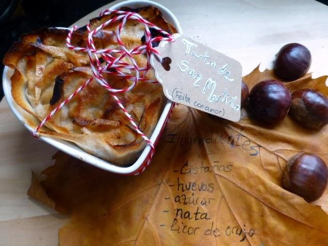 Tarta de San Martiño (Tarta de Castañas) #RecetasSolidariasParaNavidad Tarta de San Martiño (Tarta de Castañas) #RecetasSolidariasParaNavidad