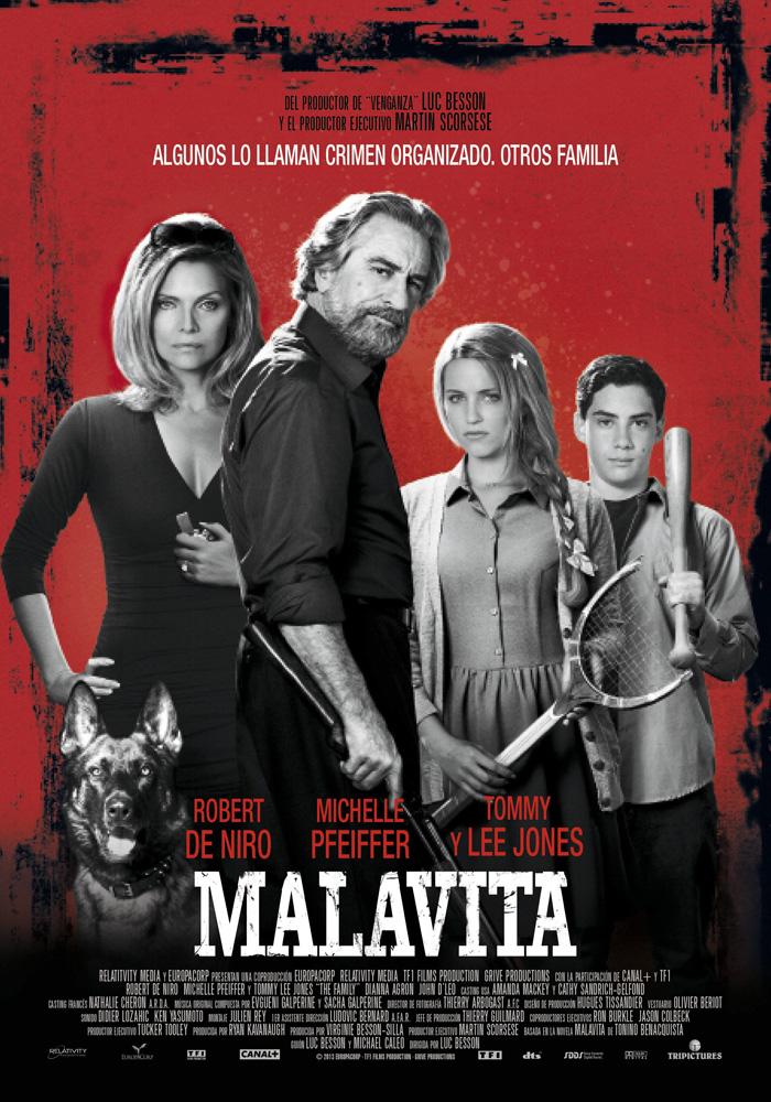 ‘MALAVITA’: UNA SÁTIRA MEDIOCRE Cartel 'Malavita'