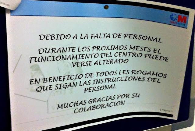 El personal no está ni se le espera El personal no está ni se le espera
