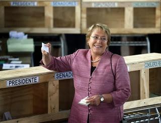Bachelet obtiene 46.74%