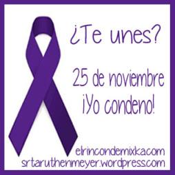 Comenzamos… ¡Yo condeno la violencia de género! j789
