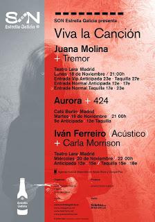 Sorteamos una entrada doble para Iván Ferreiro y Carla Morrison este miércoles en Madrid Sorteamos una entrada doble para Iván Ferreiro y Carla Morrison este miércoles en Madrid