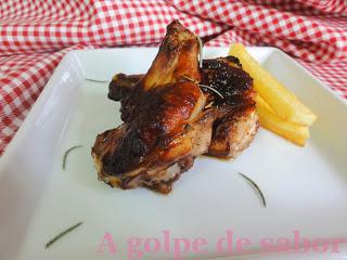 Alitas de pollo en salsa barbacoa asiática Alitas de pollo en salsa barbacoa asiática