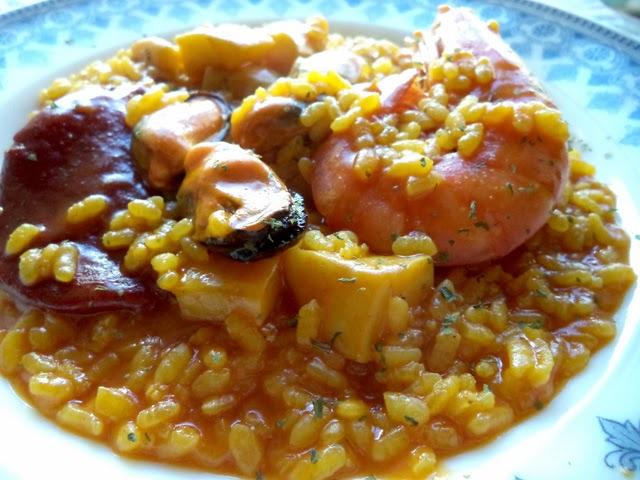 Paella de Marisco para Uno