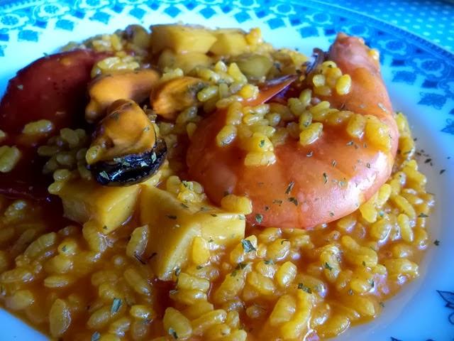 Paella de Marisco para Uno