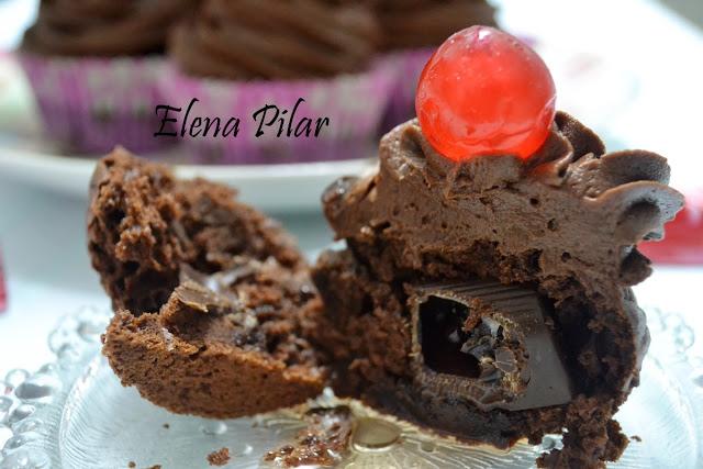 Cupcakes de Mon Chéri Cupcakes de Mon Chéri