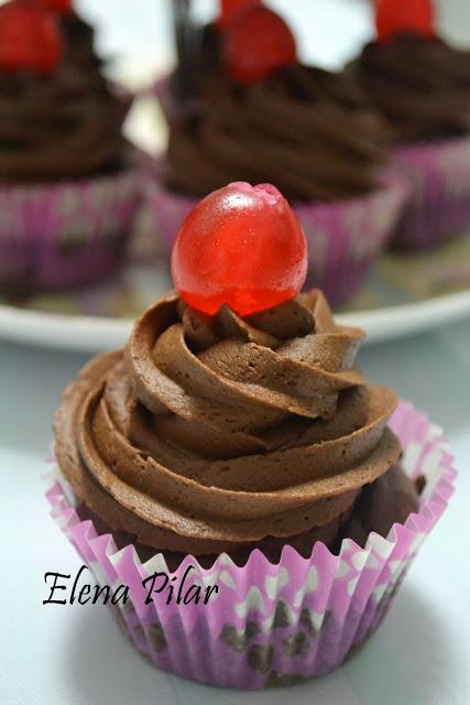 Cupcakes de Mon Chéri Cupcakes de Mon Chéri