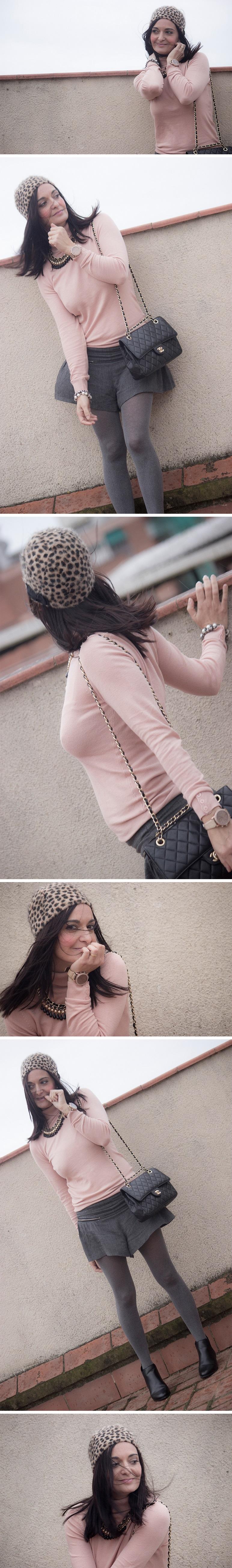 Rosa y gris Rosa y gris