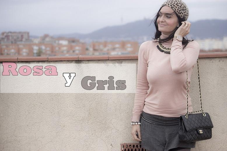 Rosa y gris Rosa y gris