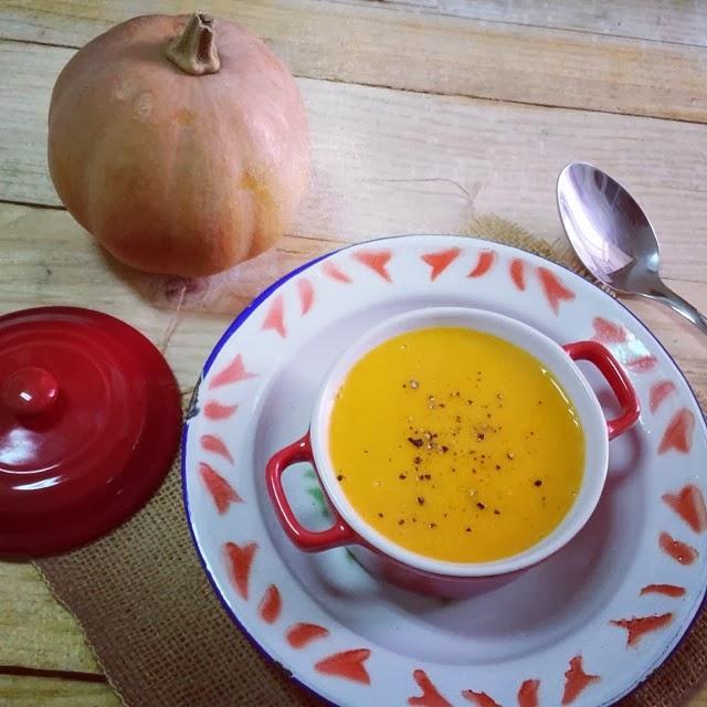 Versionando la crema de calabaza Versionando la crema de calabaza