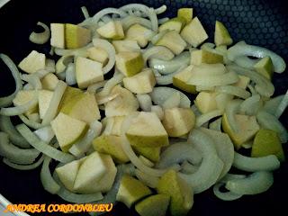 POLLO CON CEBOLLA, MANZANA, CURRY Y LECHE DE COCO POLLO CON CEBOLLA, MANZANA, CURRY Y LECHE DE COCO