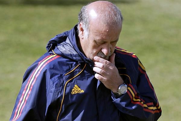 El tercer central de la selección española Vicente Del Bosque