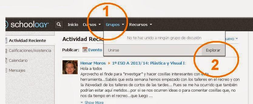 Schoology...Nuestros grupos ¿Te unes a uno? Schoology...Nuestros grupos ¿Te unes a uno?