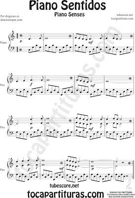 Partitura para Piano Fácil para principiantes de la canción musical Piano Sentidos por diegosax partituras Piano Senses Easy Piano Music Scores for Beginners Partitura para Piano Fácil para principiantes de la canción musical Piano Sentidos por diegosax partituras Piano Senses Easy Piano Music Scores for Beginners