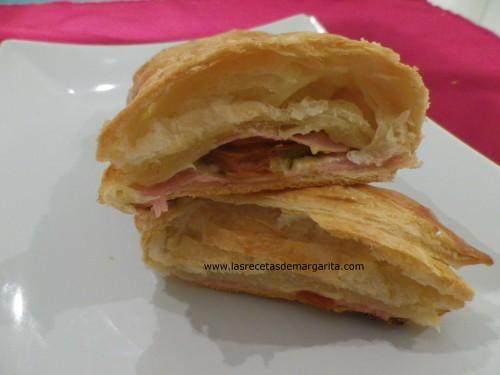 trenza y8 Hojaldre salado relleno – receta para niños