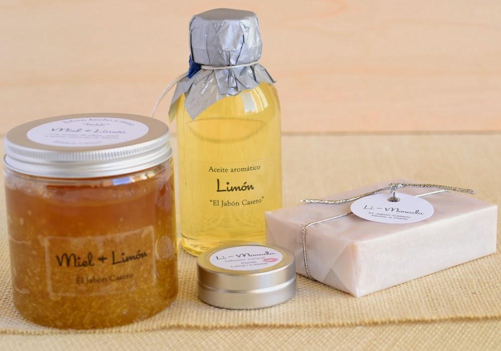LiMonada, productos de baño jabones balsamos aceite corporal champu natural