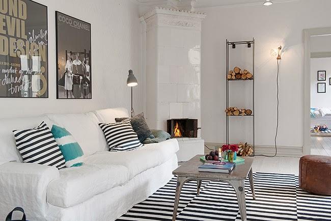 Ideas para meter color en un piso de estilo nórdico Ideas para meter color en un piso de estilo nórdico