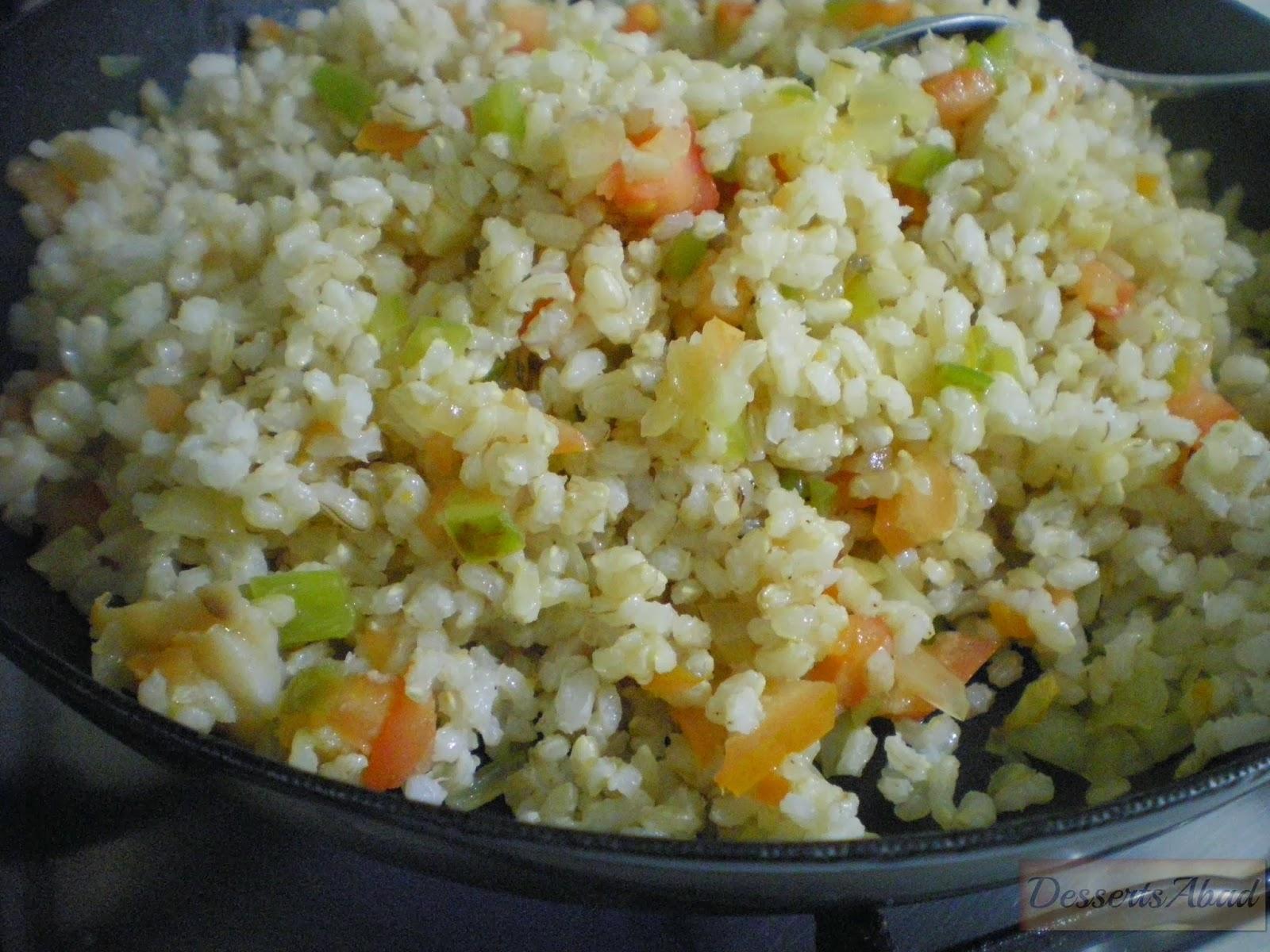 Pastel de arroz con ahumados Pastel de arroz con ahumados