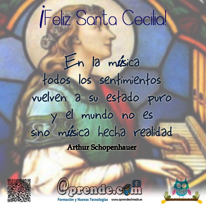 ¡Feliz Santa Cecilia! Santa Cecilia