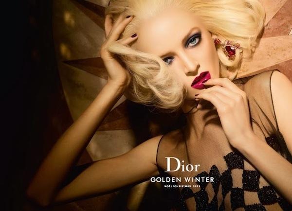 Make up para Navidad, el maquillaje para las fiestas de Givenchy, Dior y Chanel Dior-Golden-Winter-Holiday-2013-Makeup-Collection