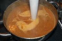 Popietas (Paupiette) de Lenguado y Gambas en Salsa Americana con Arroz Popietas (Paupiette) de Lenguado y Gambas en Salsa Americana con Arroz