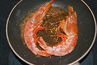 Popietas (Paupiette) de Lenguado y Gambas en Salsa Americana con Arroz Popietas (Paupiette) de Lenguado y Gambas en Salsa Americana con Arroz
