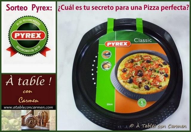 Sorteo Pyrex: ¿Cuál es tu Secreto para una Pizza perfecta? Sorteo Pyrex: ¿Cuál es tu Secreto para una Pizza perfecta?