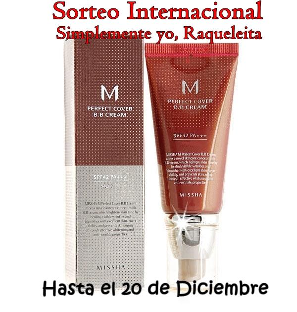 Sorteo Internacional BB Cream Missha Perfect Cover Sorteo Internacional BB Cream Missha Perfect Cover